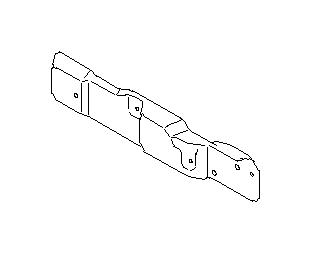 View 45134AG012 Radiator Support Baffle. Cover Radiator. Full-Sized Product Image