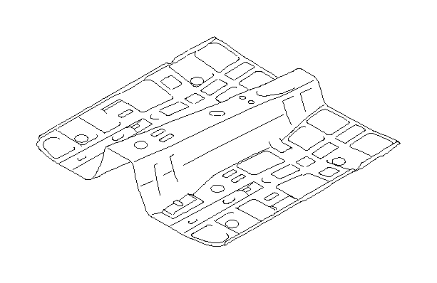 View 52140AG1619P Floor Pan Crossmember. Seat Track Bracket. Cross Member Complete Filler (Right, Front). Full-Sized Product Image