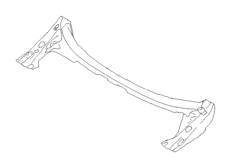 View 51121SC0439P Cowl Grille Panel. Cowl Panel Reinforcement. Panel Complete (Front). Full-Sized Product Image
