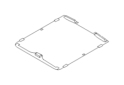 View 65470SC010LO Sunroof Cover. Sun Shade (BLACK; OFF BLACK). Full-Sized Product Image