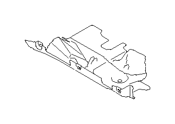 View 66066SC010LL Firewall Insulator. Instrument Panel Cover. Instrument Panel Trim Panel (Passenger, GRAY). Full-Sized Product Image