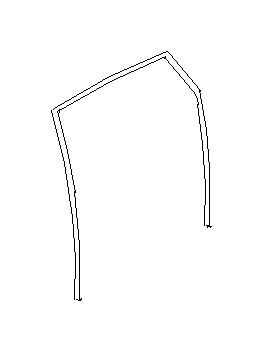 View 63527SC030 Window Channel. Run Channel Door (Left, Rear). Full-Sized Product Image
