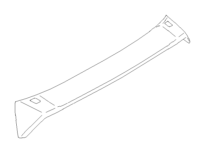 View 96075SC030PG Spoiler Cap (Left, Rear, WR BLUE MICA) Full-Sized Product Image