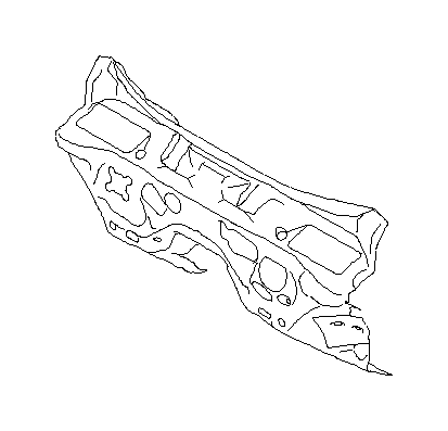 View 90815SC063 Cowl Insulator. Engine Compartment Insulation. Insulator Toe Board. Full-Sized Product Image