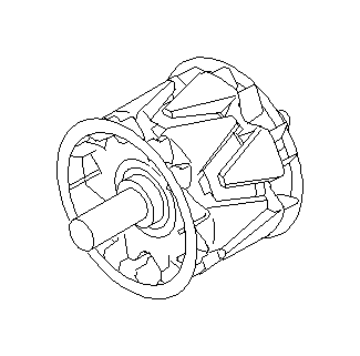 View 23708AA361 Rotor Alternator Full-Sized Product Image