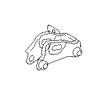 View 31029AA090 Bracket Complete PITCHING Stopper AT Full-Sized Product Image
