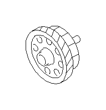 View 33127AA111 Gear Complete Transfer Driven. Gear Complete TRF DRVN. Full-Sized Product Image