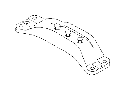 View 41011AG051 Engine Mount Crossmember. Engine Torque Strut Mount. Manual Transmission Mount (Rear) (MT). Full-Sized Product Image