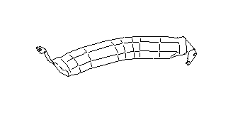 View 42054SG000 Exhaust Heat Shield. Floor Pan Heat Shield. Fuel Filler Neck Insulator. Full-Sized Product Image