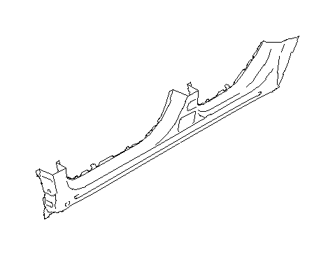 View 51449SG0109P Rocker Panel. Side Sill Complete. Panel Side (Left, Outer). Full-Sized Product Image