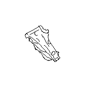 View 51572SG0009P Quarter Panel Reinforcement. Wheel Housing Bracket. Reinforcement C Pillar (Right, Rear Quarter, Inner). Full-Sized Product Image
