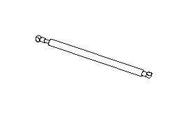 View 57251SG011 Hood / Trunk Prop Rod. Hood Lift Support. Stay Hood Support. Full-Sized Product Image