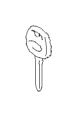 View 57497SG000 Key Plate Blank Master Full-Sized Product Image