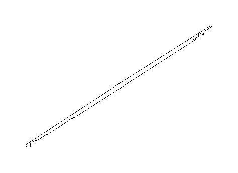 View 61280SG001 Door Belt Molding. Door Window Belt Weatherstrip (Right, Front, Outer). Full-Sized Product Image