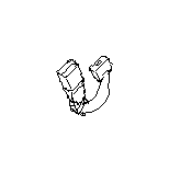 View 64670SG120VH Seat Belt Receptacle. Seat Belt R IN (Right, Center). Full-Sized Product Image