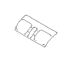 View 66065FJ010 Dashboard Air Vent. Instrument Panel Bezel. Instrument Panel Trim Panel (Passenger, Center). Full-Sized Product Image