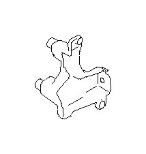 View 84927SG010 Tail Light Housing Bracket. Bracket Combination Lamp. Bracket COMBO Lamp (Left, Rear). Full-Sized Product Image