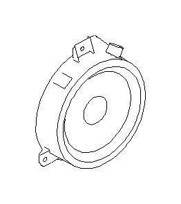 View 86301SG010 Speaker SRR (Right, Rear) Full-Sized Product Image