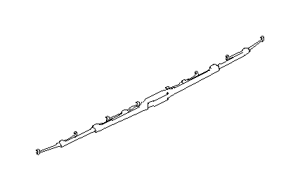 View 86510SG011 Motor and Link Windshield Wiper. Wiper Linkage. Collar Windshield Wiper (BOLTXM6 X 30). Full-Sized Product Image