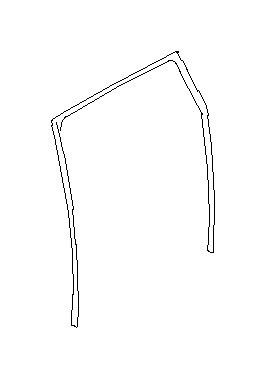 View 63527SG030 Window Channel. GLASSRUN Door R. Run Channel (Left, Rear). Full-Sized Product Image