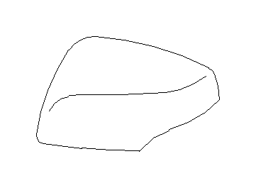 View 91059AJ200 Door Mirror Cap. Door Mirror Cover. Cover Cap Repair (Right, Outer, Painted). Full-Sized Product Image