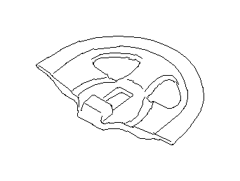 View 97046SG000 Spare Tire Bracket. Spacer Spare Tire. Full-Sized Product Image