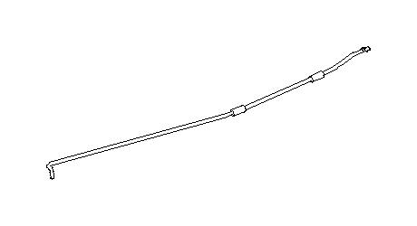 Image of Hood / Trunk Prop Rod. Hood Lift Support. Stay Hood Support (Front). A pressurized Rod. image for your 2009 Subaru Impreza   