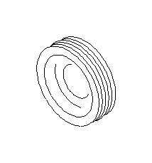 View 12305AA360 Engine Crankshaft Pulley Full-Sized Product Image