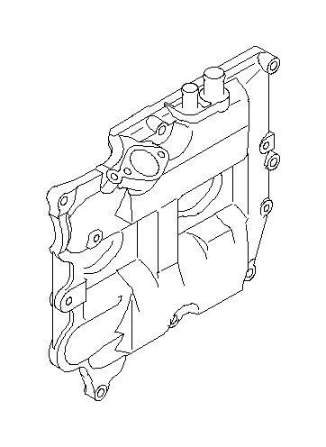 View 13264AA400 Engine Valve Cover. Cover Complete Valve Rocker. Flange Bolt (Right). Full-Sized Product Image