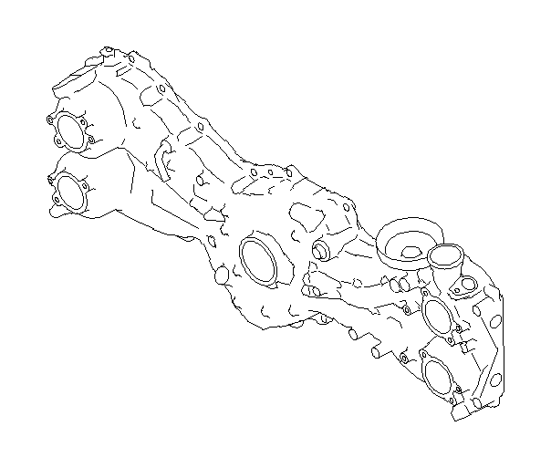 View 13108AA141 Engine Oil Pump. Engine Timing Cover. Cover Chain. Full-Sized Product Image