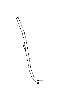 View 15144AA191 Engine Oil Dipstick Tube. Guide Oil Level. Full-Sized Product Image