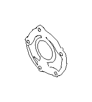 View 15034AA090 Cover Oil Pump Engine Full-Sized Product Image