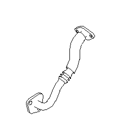 View 14849AA091 Secondary Air Injection Pump Hose. Pipe Complete Air Suction. Pipe Complete AS. Full-Sized Product Image