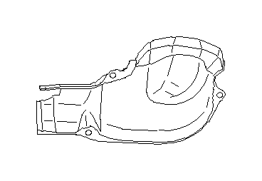 View 14090AA000 Exhaust Manifold Heat Shield. Exhaust Manifold Cover (Left, Inner). Full-Sized Product Image