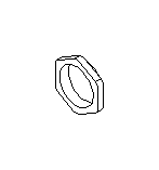 View 802640030 Locking Nut 40X10.5. Full-Sized Product Image
