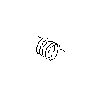 View 32896AA010 Spring Checking Reverse. Spare Return Cam Reverse. Full-Sized Product Image