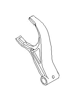 View 32810AA260 Fork Complete. Shifter. Sleeve and Hub. Fork Complete Shifter 3RD and 4TH. Full-Sized Product Image