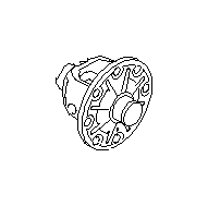 View 38421AA150 Case Differential. Differential Carrier. Manual Transmission Differential (MT). Full-Sized Product Image