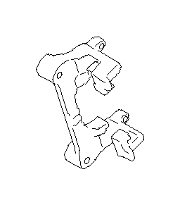 View 26620VA020 Disc Brake Caliper. Disk Brake Kit. Pad LESS. Disc Brake RRH (Right, Rear). Full-Sized Product Image
