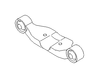 View 41310YC001 Differential Housing Support. Differential Mount. Differential Member (Front). Full-Sized Product Image