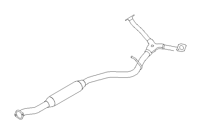 View 44200VA020 Catalytic Converter. Exhaust Pipe R (Rear). Full-Sized Product Image