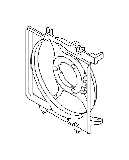 View Engine Cooling Fan Shroud. Shroud Radiator. Full-Sized Product Image