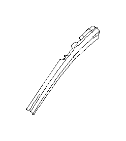 View 51456FJ2909P Body B Pillar Reinforcement. PILLER. Reinforcement Complete (Left, Center). Full-Sized Product Image