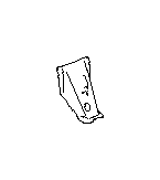 View 51572FJ3119P Quarter Panel Reinforcement. Wheel Housing Bracket. REINFORCED R Pillar (Right, Rear Quarter, Inner, Outer). Full-Sized Product Image