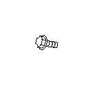 View 010106120 Engine Mount Bolt. Fuel Tank Shield Bolt. Transmission Crossmember Bolt. Full-Sized Product Image