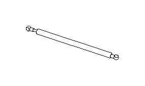 View 57251VA011 Hood Lift Support. Stay Hood (Left, Front). Full-Sized Product Image