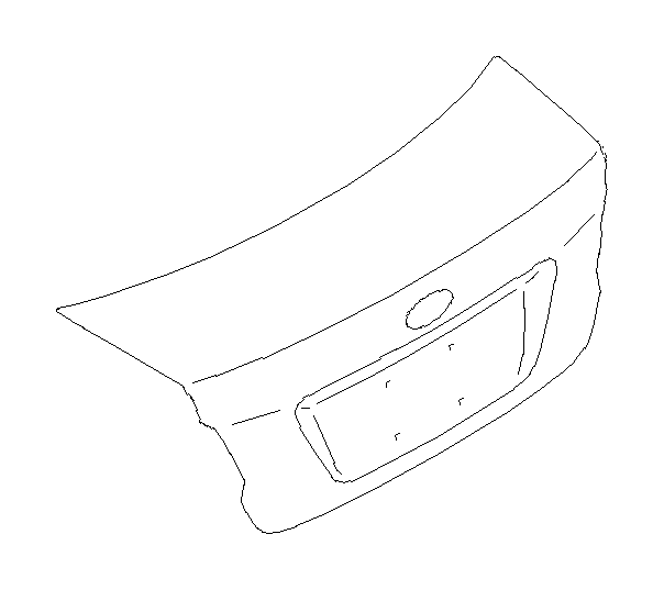 View 57509VA0309P Deck Lid. Trunk Lid Complete US. Full-Sized Product Image