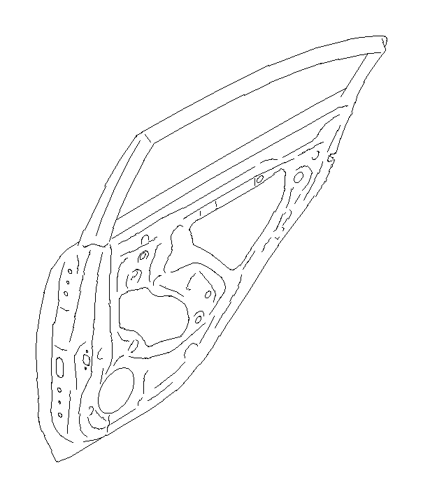 View 60409VA0309P Door Shell. Panel Complete Door SLH (Left, Rear). Full-Sized Product Image