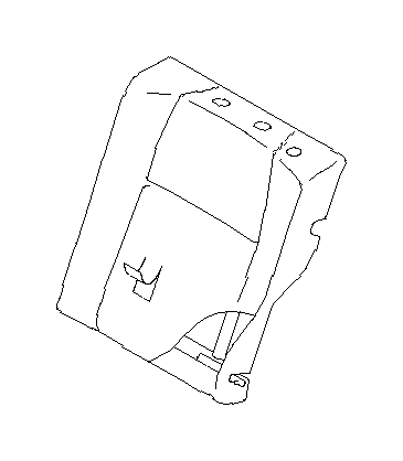 View 64310FJ010 Seat Frame. Rest. ST Frame B RLH (Left, Rear, Back). Full-Sized Product Image