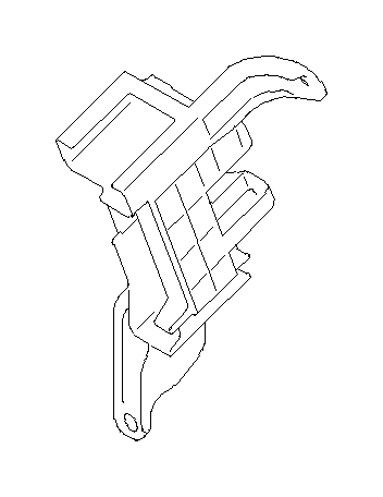 View 88283FJ100 Body Control Module Bracket. Engine Control Module ((ECM)) Bracket. Full-Sized Product Image
